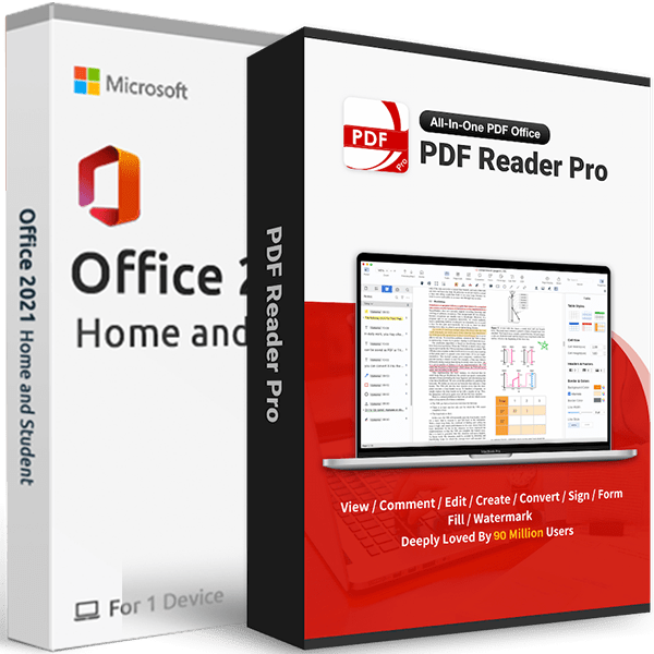 Microsoft Microsoft Office 2021 Home and Student for Mac + PDF Reader Pro