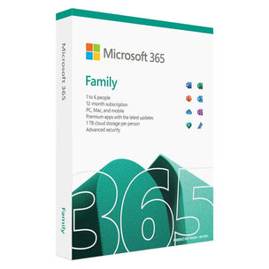 Microsoft 365 Family 6 Users 1 Year Europe