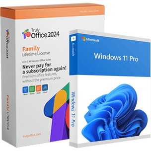 Truly Office Family Lifetime License + Windows 11 Pro