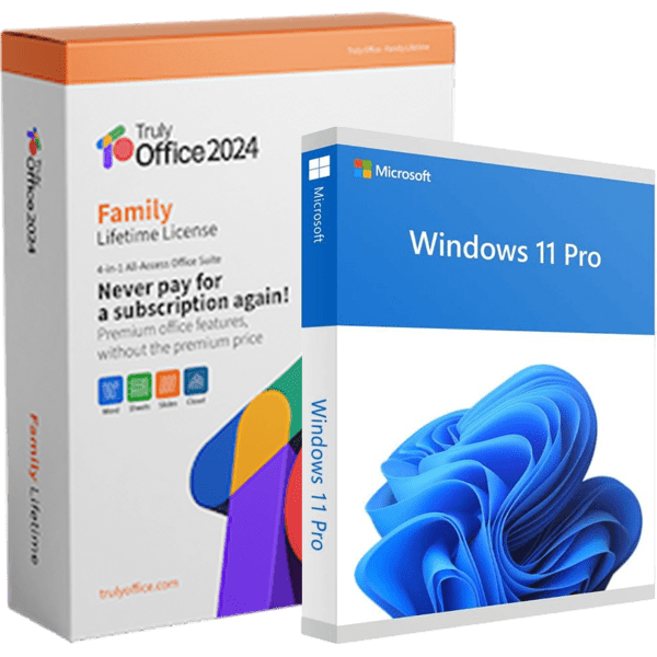 Truly Office Truly Office Family Lifetime License + Windows 11 Pro