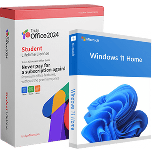 Truly Office Student Lifetime License + Windows 11 Home